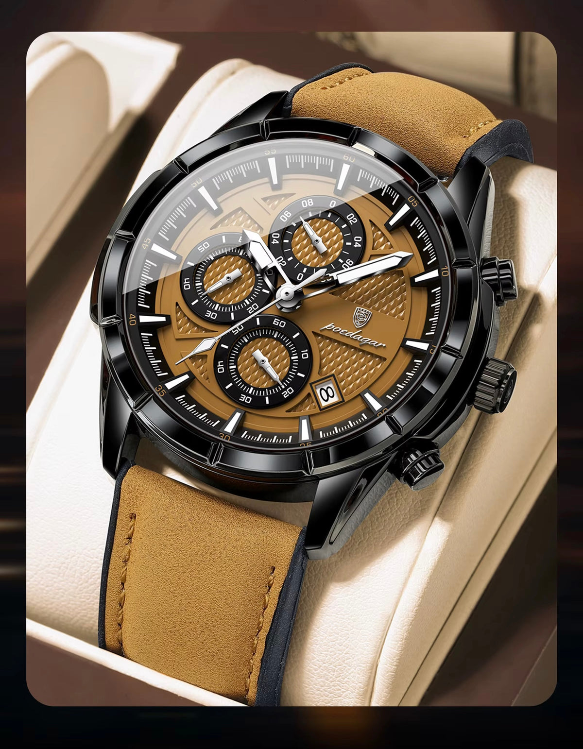 Poedagar 692 - Men’s Chronograph Watch