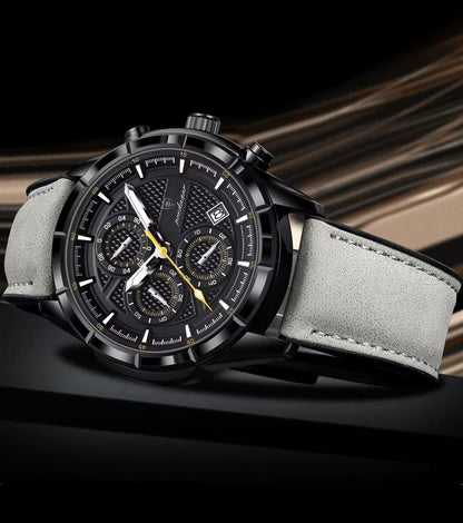 Poedagar 692 - Men’s Chronograph Watch Grey