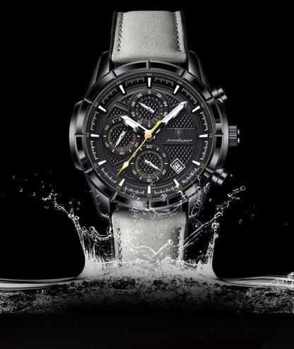 Poedagar 692 - Men’s Chronograph Watch Grey